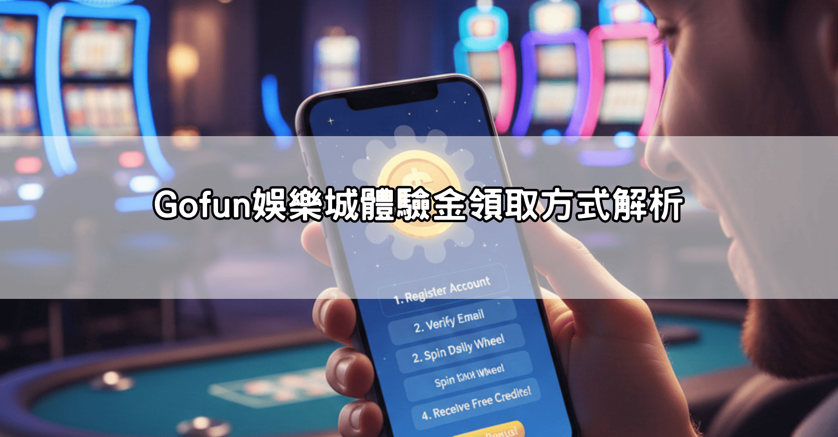 Gofun娛樂城體驗金領取方式解析